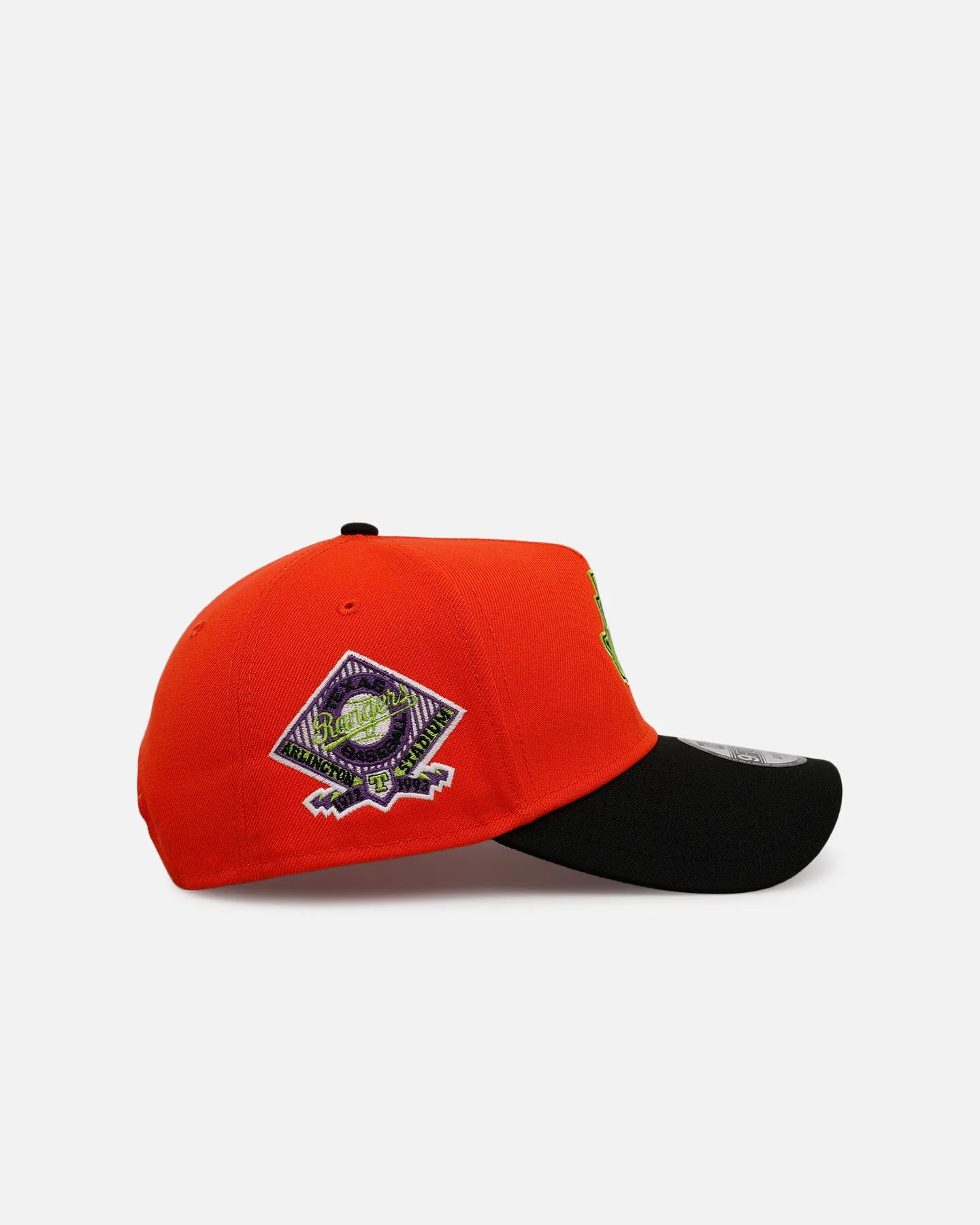 New Era Texas Rangers 'Halloween' 9FORTY A-Frame Snapback Orange/Black sold by Culture Kings product image thumbnail 3