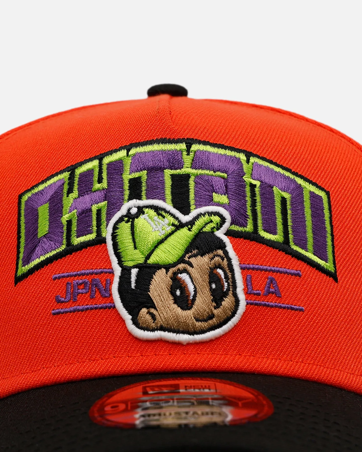 New Era Los Angeles Dodgers 'Halloween' Ohtani 9FORTY A-Frame Snapback Orange/Black sold by Culture Kings product image thumbnail 5