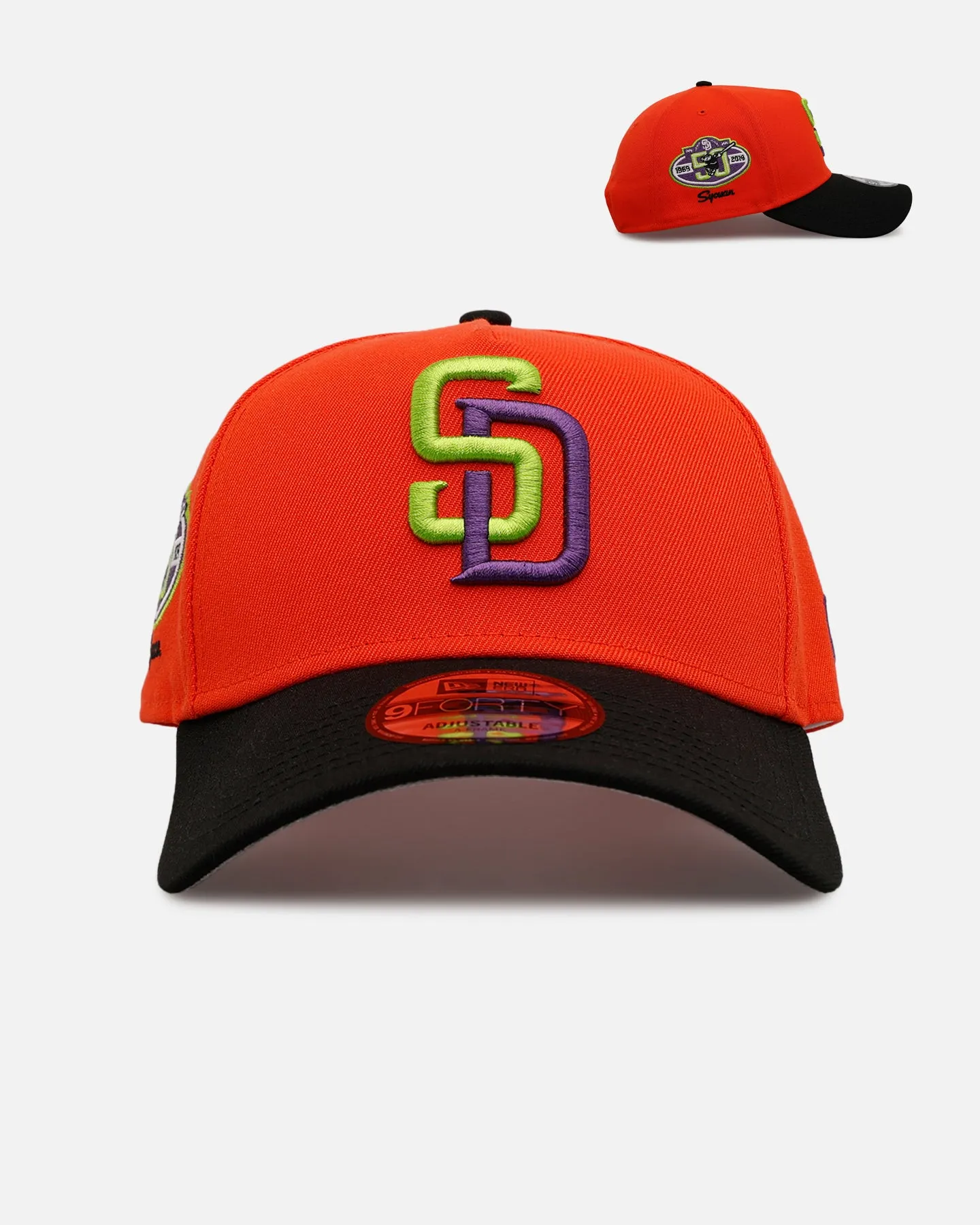 New Era San Diego Padres 'Halloween' 9FORTY A-Frame Snapback Orange/Black sold by Culture Kings