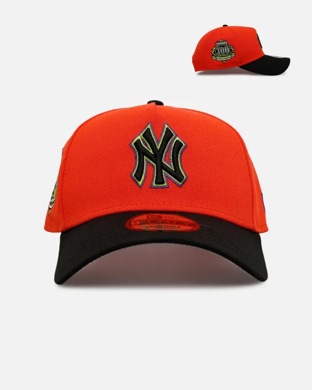 New Era New York Yankees 'Halloween' 9FORTY A-Frame Snapback Orange/Black sold by Culture Kings