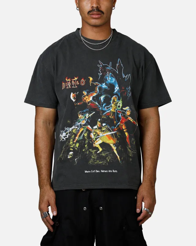 73Studio X Diablo II Halloween Heroes Are Born T-Shirt Black Wash sold by Culture Kings
