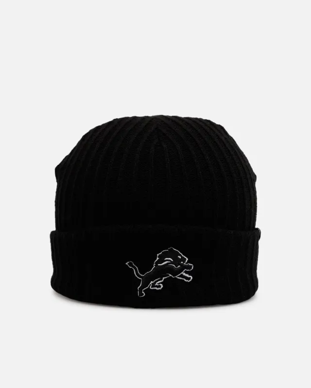 47 Brand Detroit Lions Harbor Cuff Knit Beanie Black sold by Culture Kings