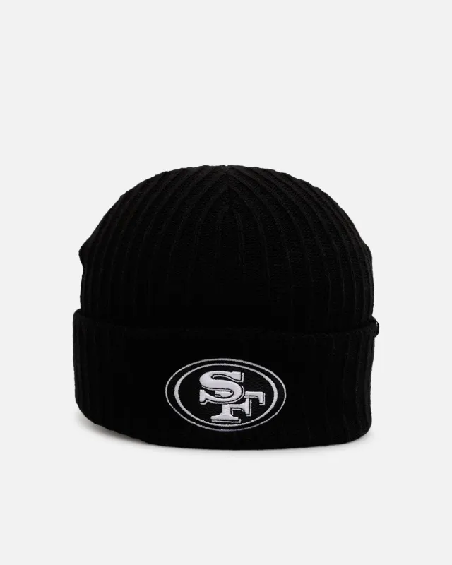 47 Brand San Francisco 49ers Harbor Cuff Knit Beanie Black sold by Culture Kings