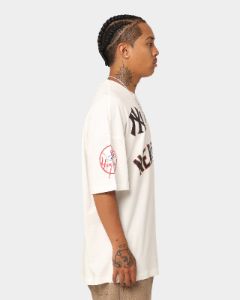 Majestic Athletic New York Yankees World Series Champs Graphic T-Shirt Vintage White sold by Culture Kings
