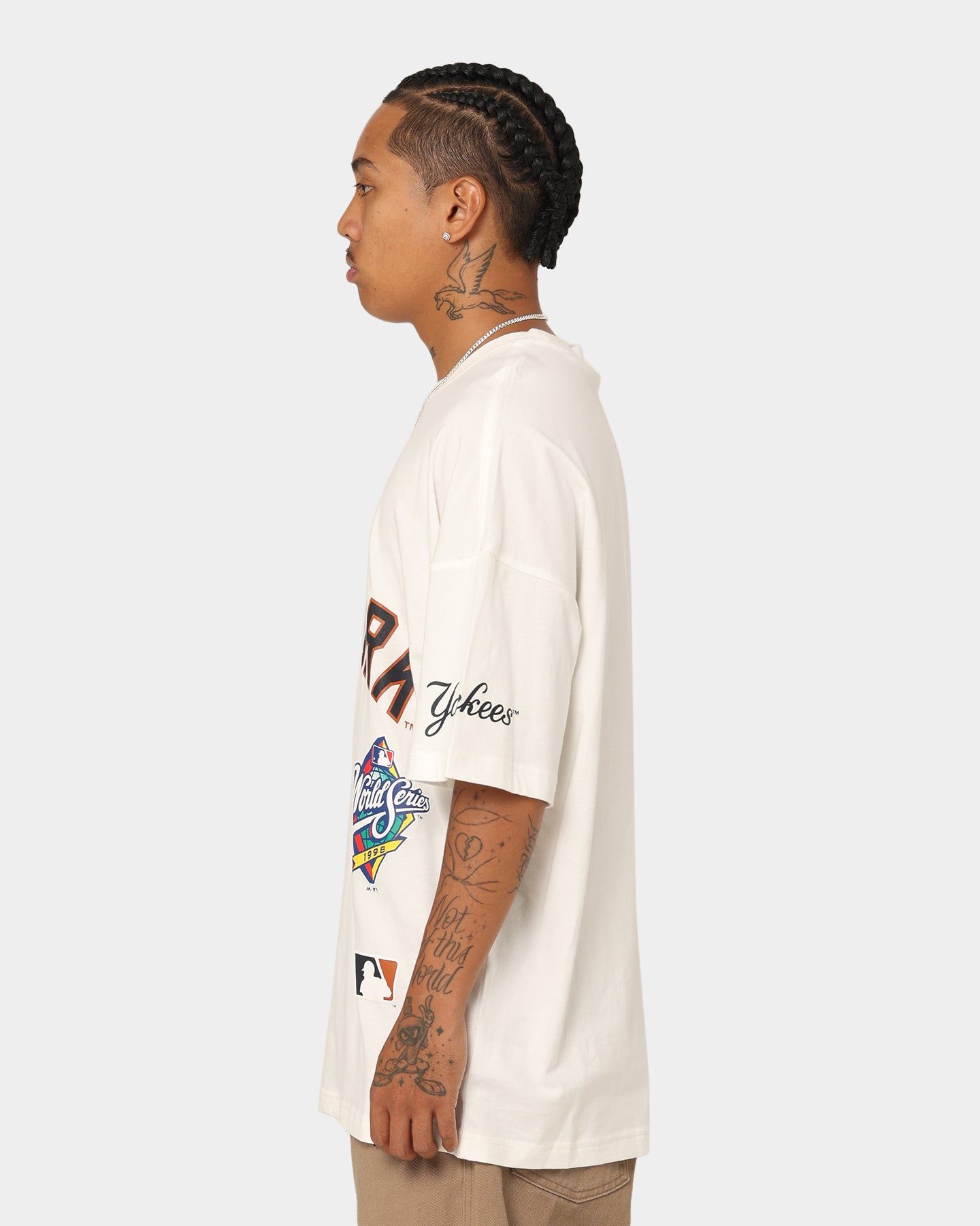 Majestic Athletic New York Yankees World Series Champs Graphic T-Shirt Vintage White sold by Culture Kings product image thumbnail 6