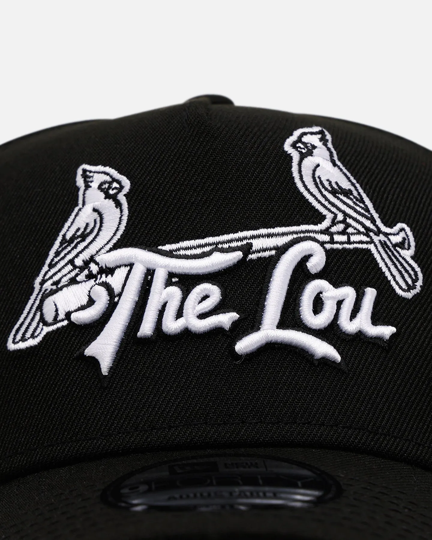 New Era St. Louis Cardinals 'Black And White' 9FORTY A-Frame Snapback Black/White sold by Culture Kings product image thumbnail 5