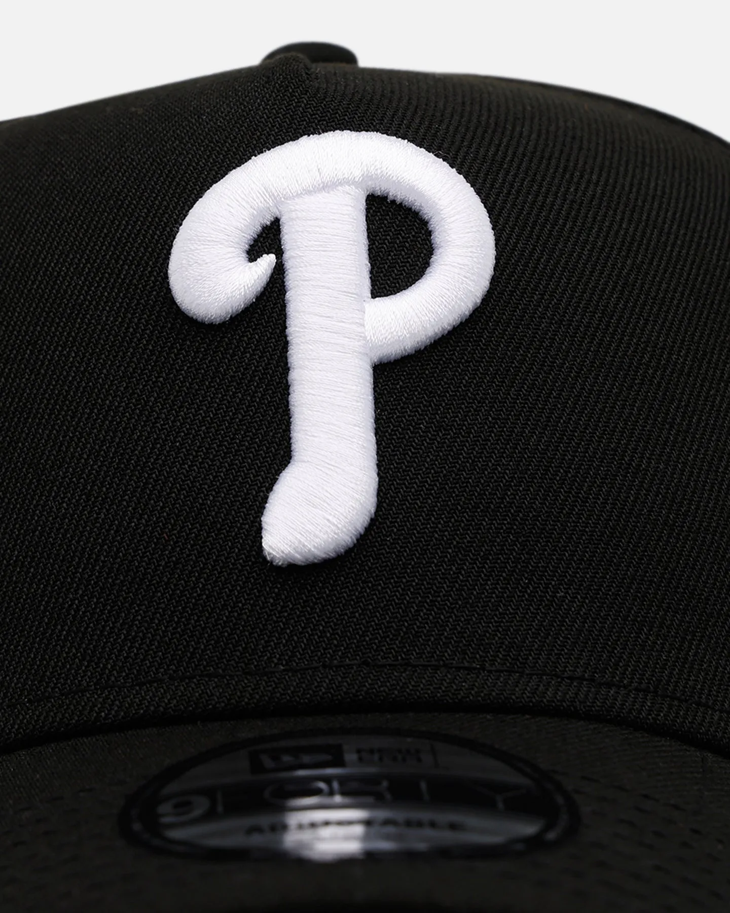 New Era Philadelphia Phillies 'Black And White' 9FORTY A-Frame Snapback Black/White sold by Culture Kings product image thumbnail 5