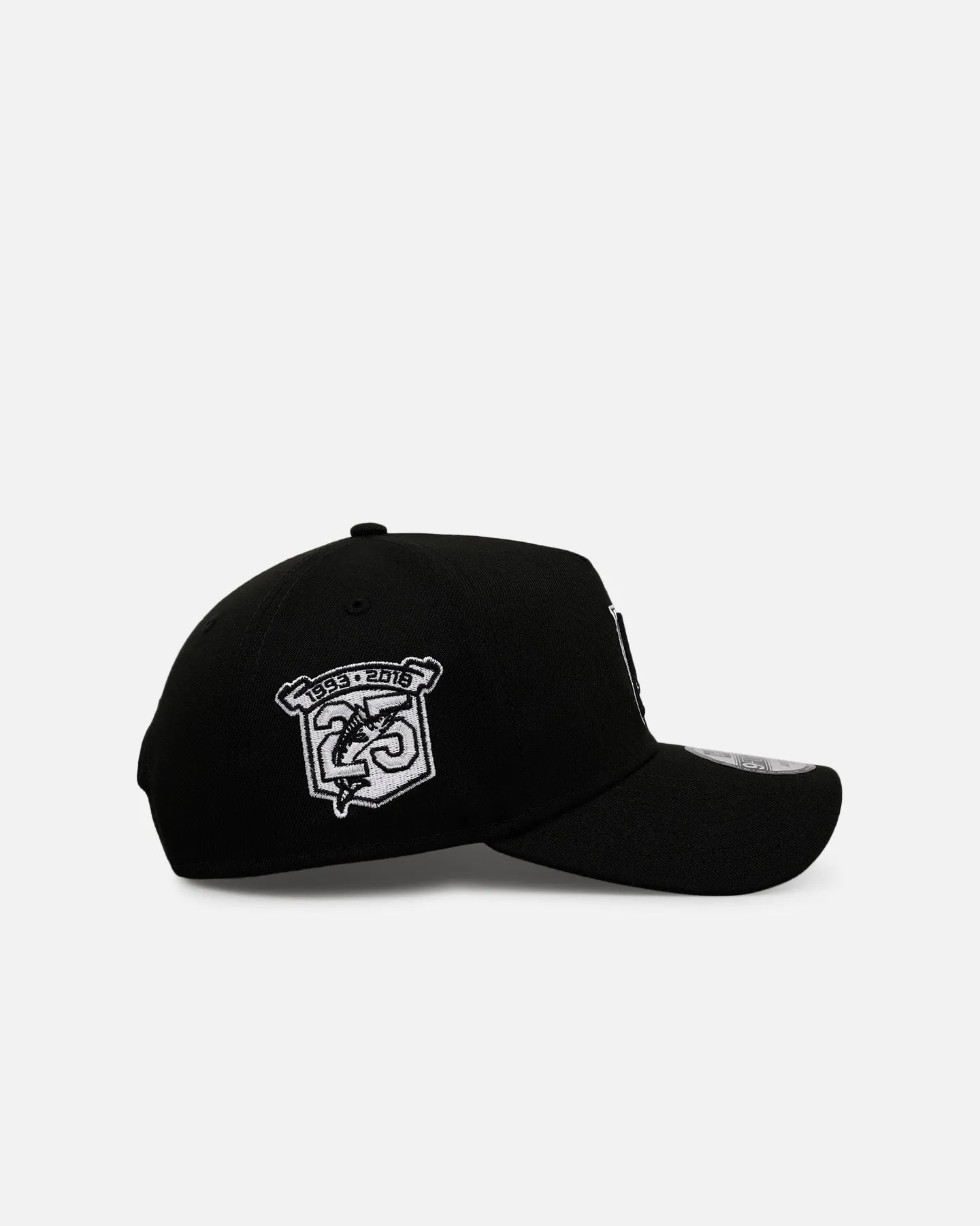 New Era Florida Marlins 'Black And White' 9FORTY A-Frame Snapback Black/White sold by Culture Kings product image thumbnail 3