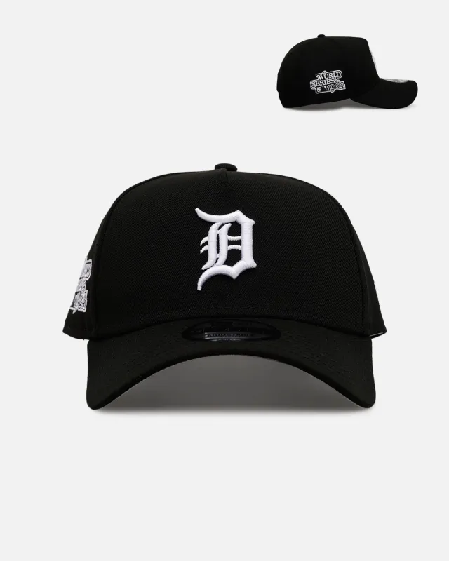 New Era Detroit Tigers 'Black And White' 9FORTY A-Frame Snapback Black/White sold by Culture Kings