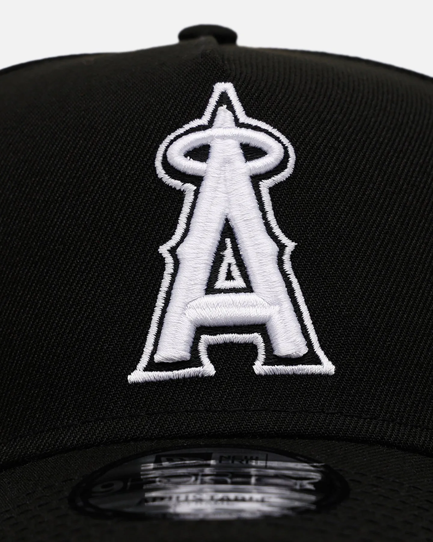 New Era Los Angeles Angels 'Black And White' 9FORTY A-Frame Snapback Black/White sold by Culture Kings product image thumbnail 5