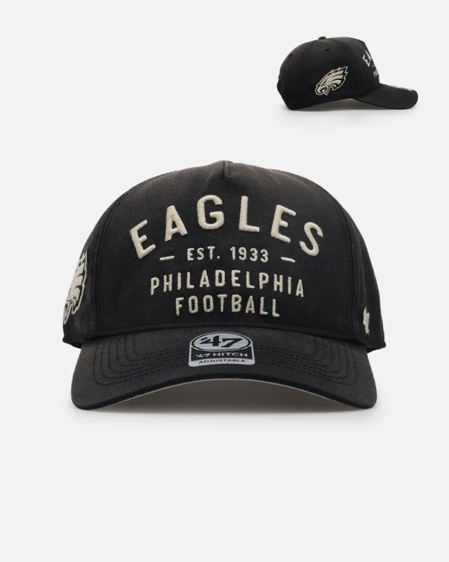 47 Brand Philadelphia Eagles Dusted 47 Hitch Snapback Black sold by Culture Kings