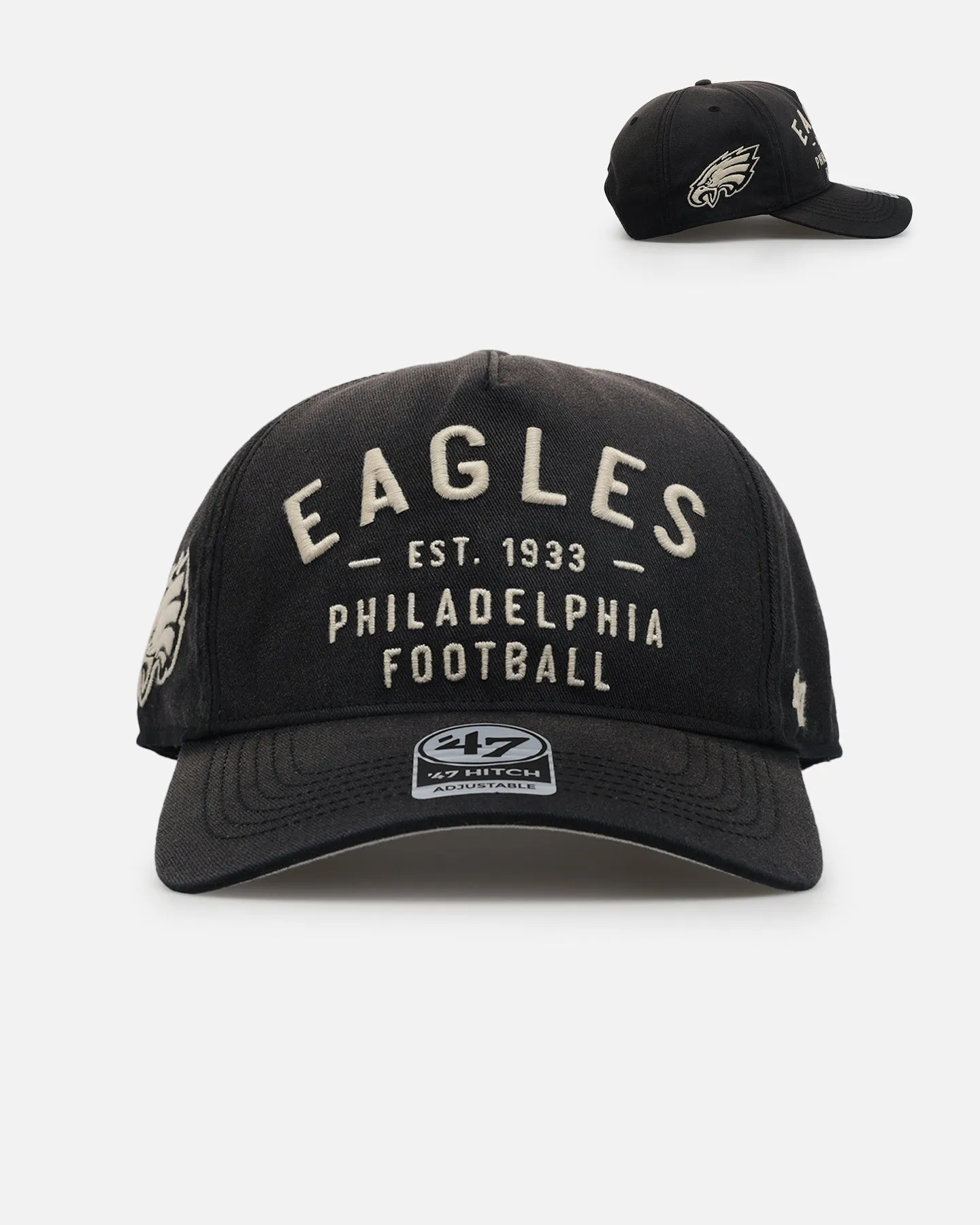 47 Brand Philadelphia Eagles Dusted 47 Hitch Snapback Black sold by Culture Kings