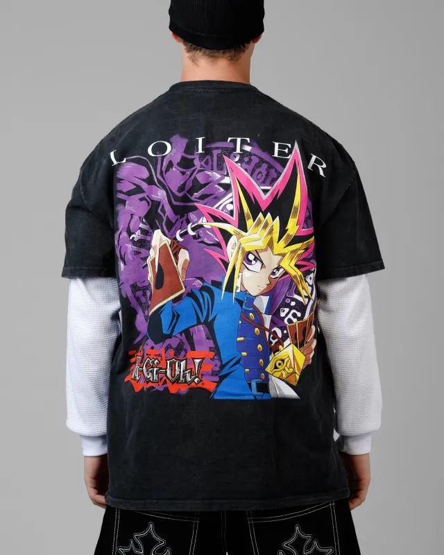 Loiter X Yu-Gi-Oh! Yugi T-Shirt Off Black sold by Culture Kings