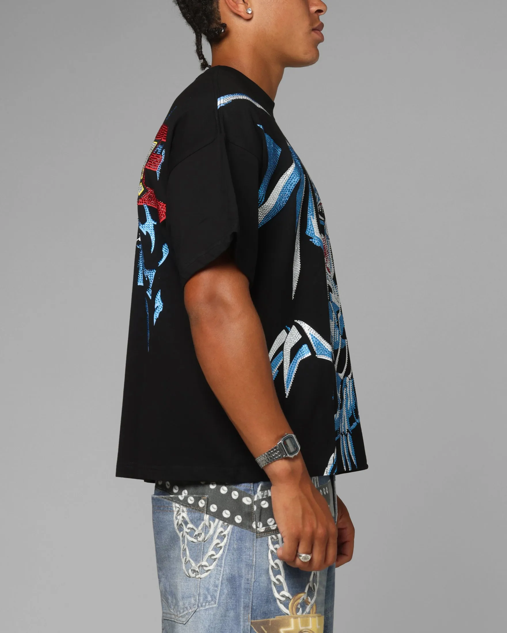 Loiter X Yu-Gi-Oh! Blue Eyes White Dragon T-Shirt Black sold by Culture Kings product image thumbnail 5