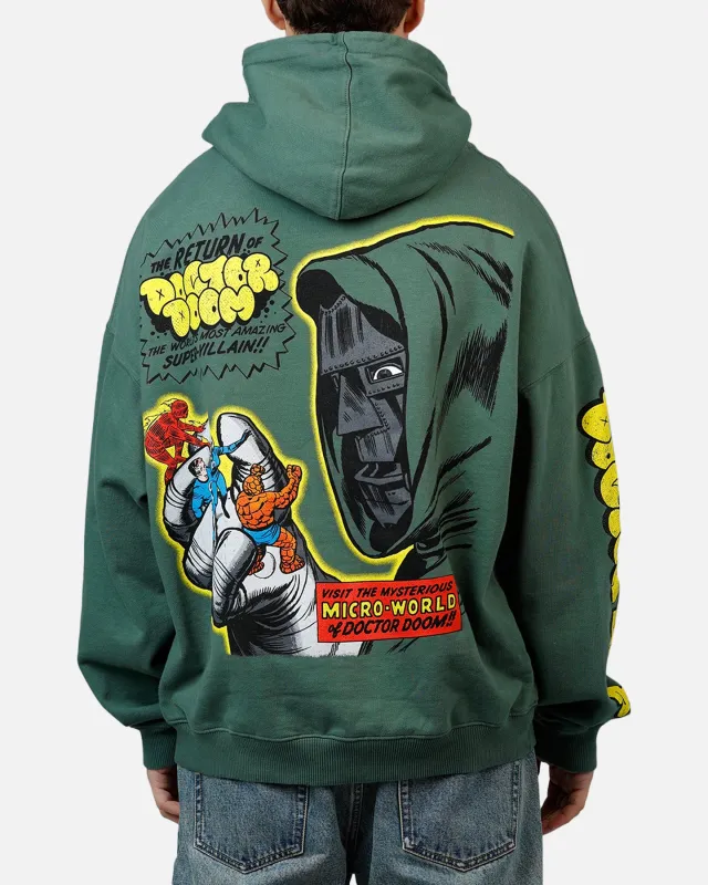 73Studio Marvel Fantastic Four Doctor Doom Villain Premium Hoodie Green sold by Culture Kings