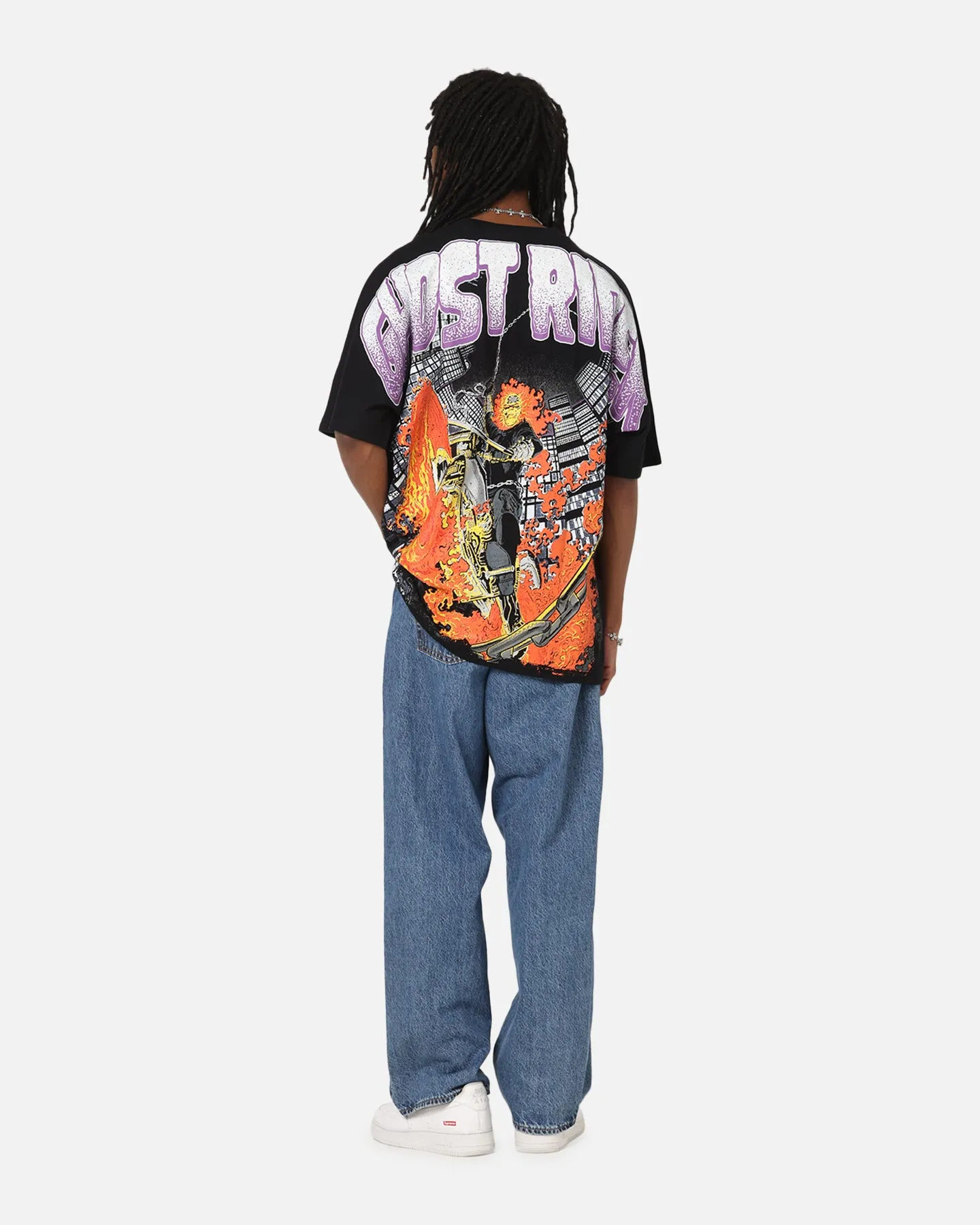 73Studio Marvel Ghost Rider All Over Print T-Shirt Black sold by Culture Kings product image thumbnail 4