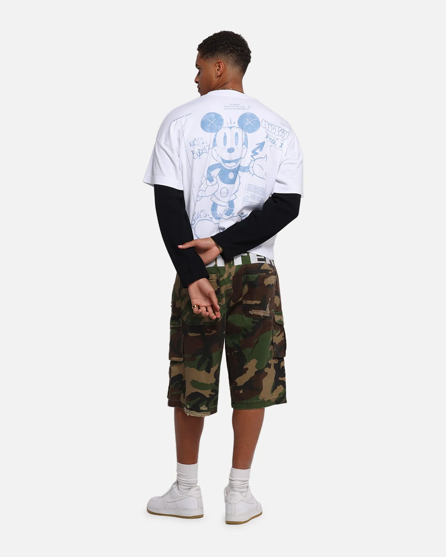 73Studio Disney Mickey Prototype II Long Sleeve T-Shirt White sold by Culture Kings product image thumbnail 3