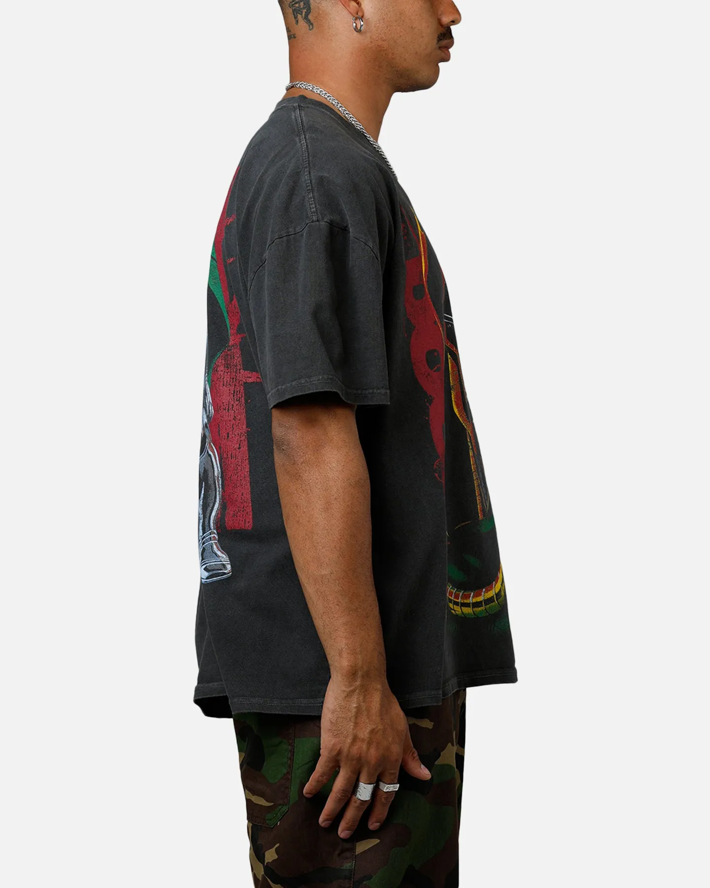 73Studio Marvel Doctor Doom Heavyweight T-Shirt Black Wash sold by Culture Kings product image thumbnail 4