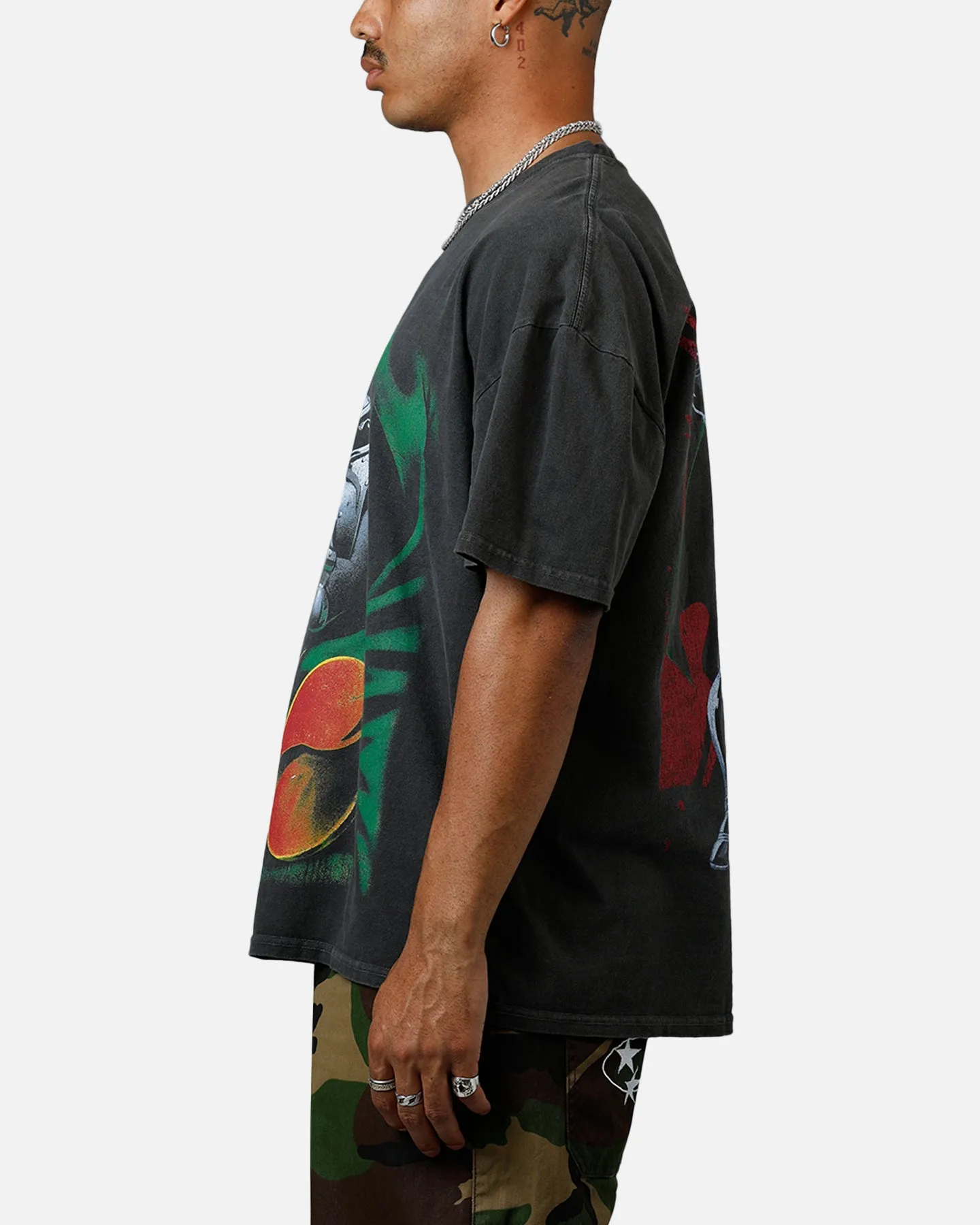 73Studio Marvel Doctor Doom Heavyweight T-Shirt Black Wash sold by Culture Kings product image thumbnail 5