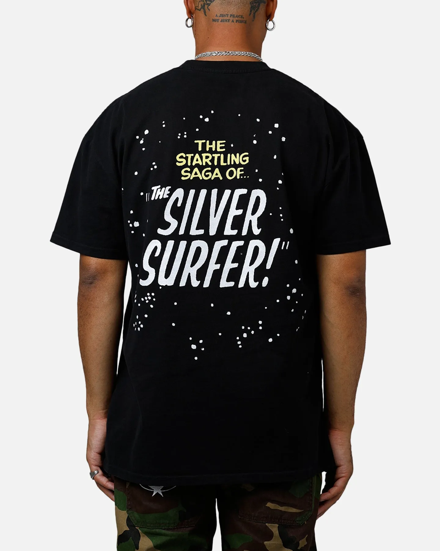 73Studio Marvel Fantastic Four Silver Surfer Vintage T-Shirt Black sold by Culture Kings product image thumbnail 2