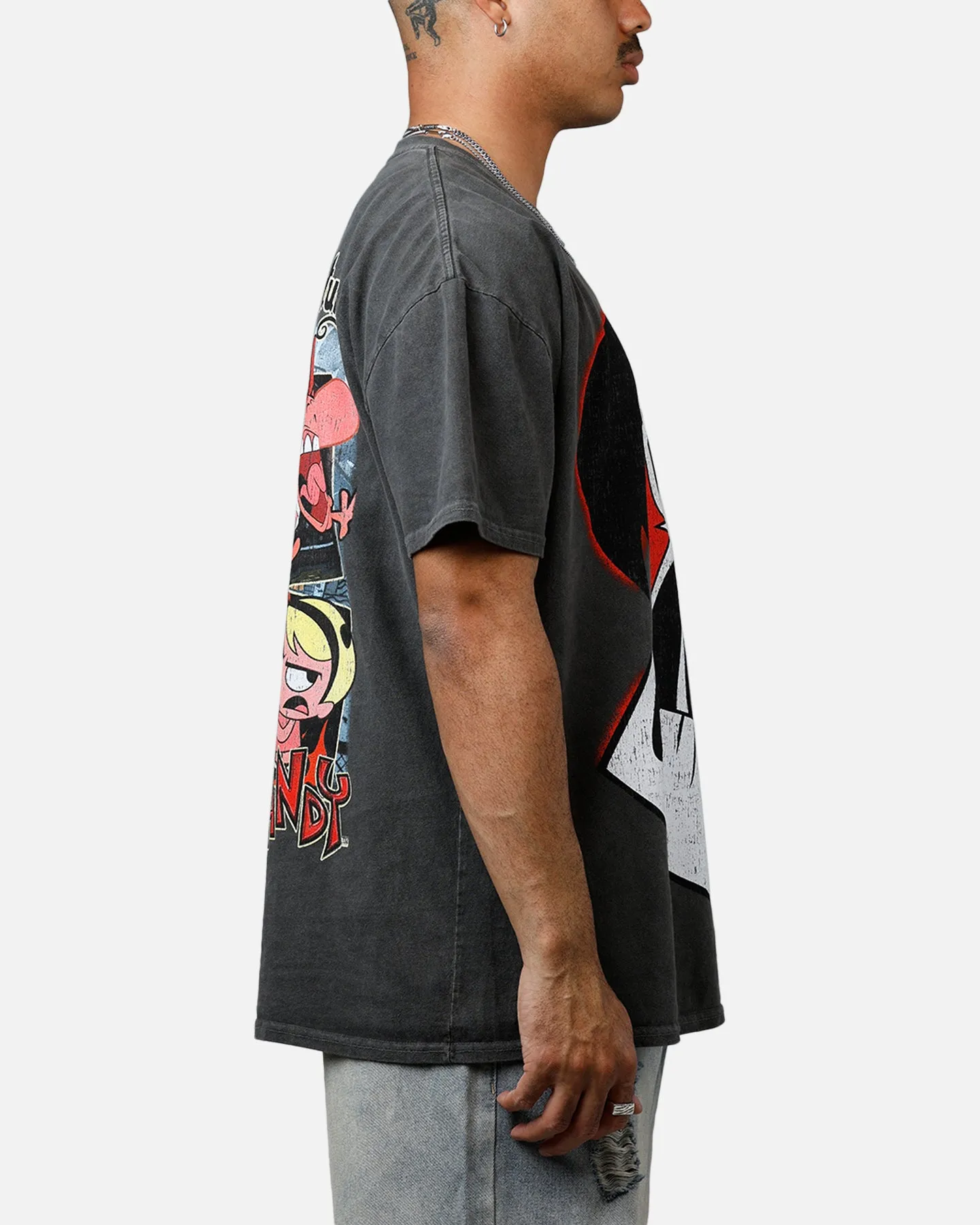 73Studio X Cartoon Network Grim Heavyweight Vintage T-Shirt Black Wash sold by Culture Kings product image thumbnail 4