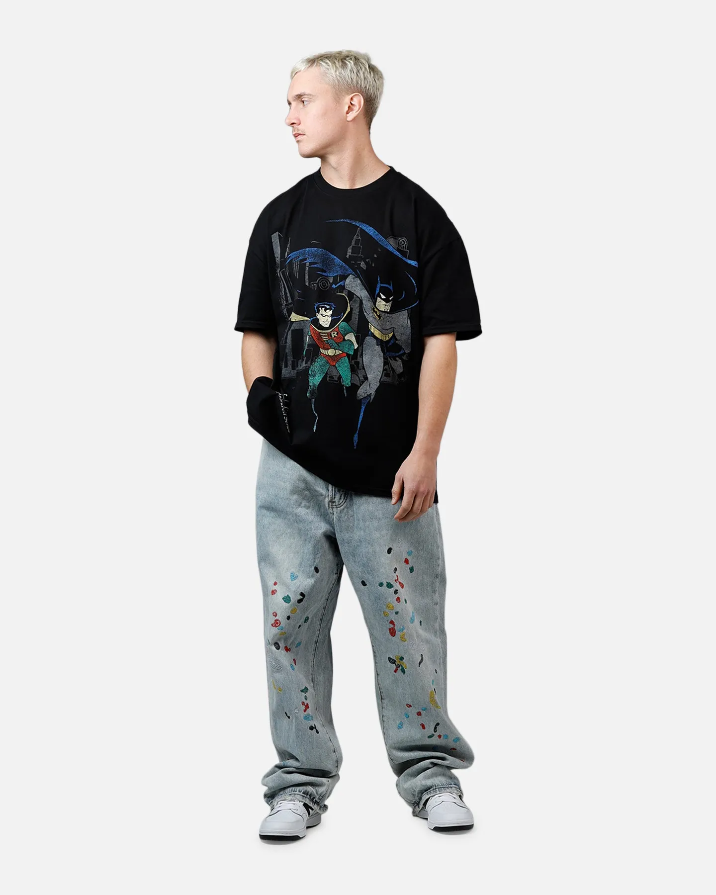 73Studio X DC 1992 Batman And Robin Heavyweight T-Shirt Black sold by Culture Kings product image thumbnail 3