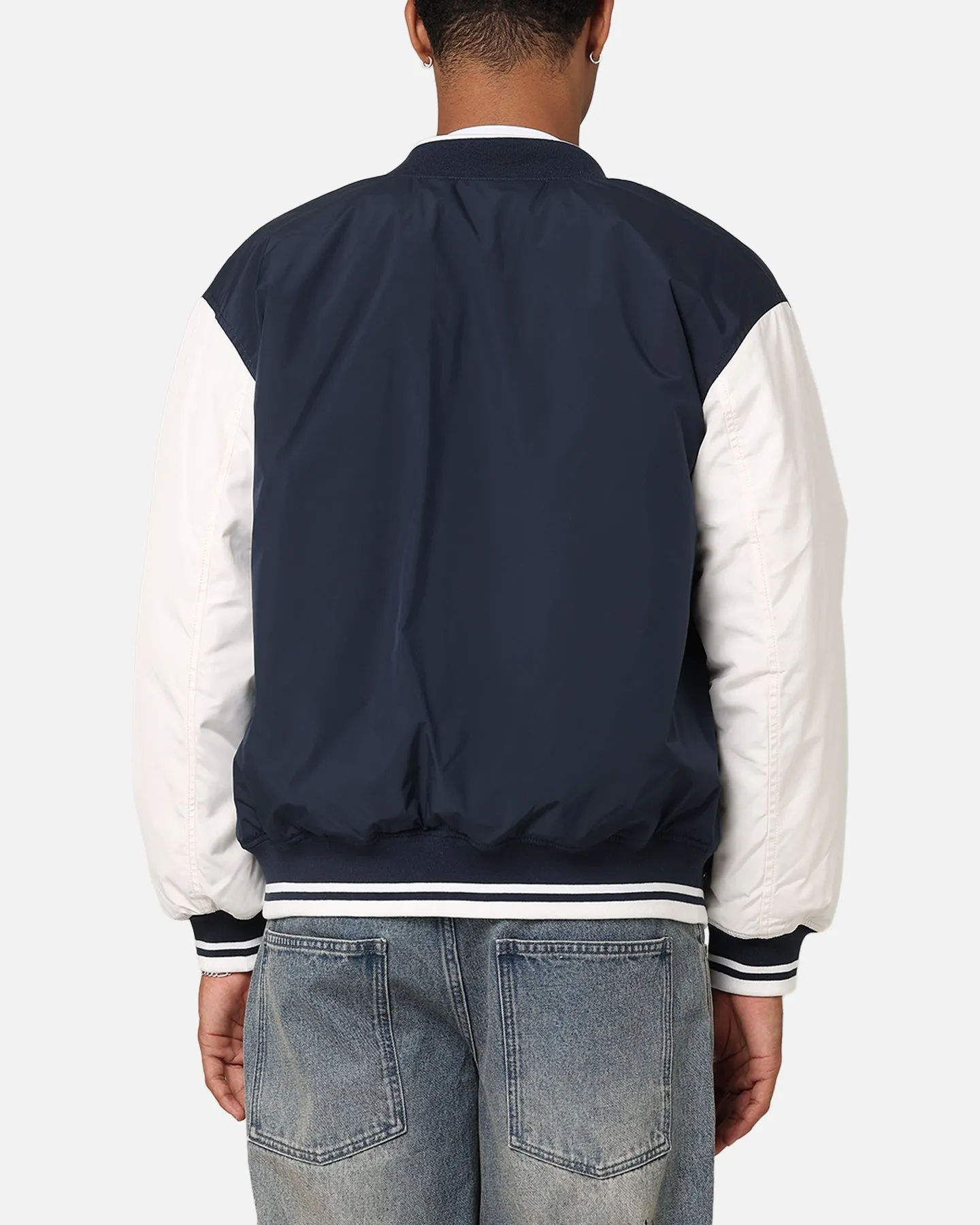 Tommy Jeans TJM Colourblock Varsity Jacket Dark Night Navy sold by Culture Kings product image thumbnail 2