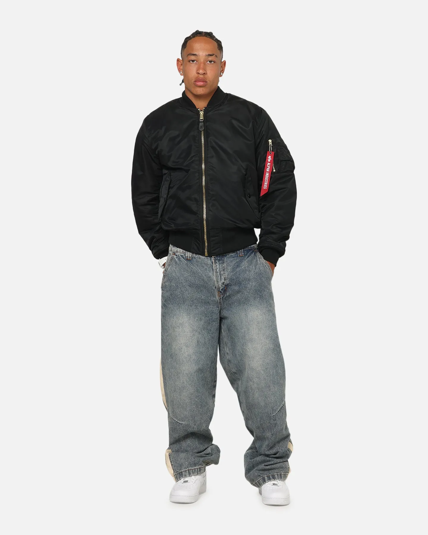 Alpha Industries Alpha MA-1 Flight Jacket Black sold by Culture Kings product image thumbnail 3