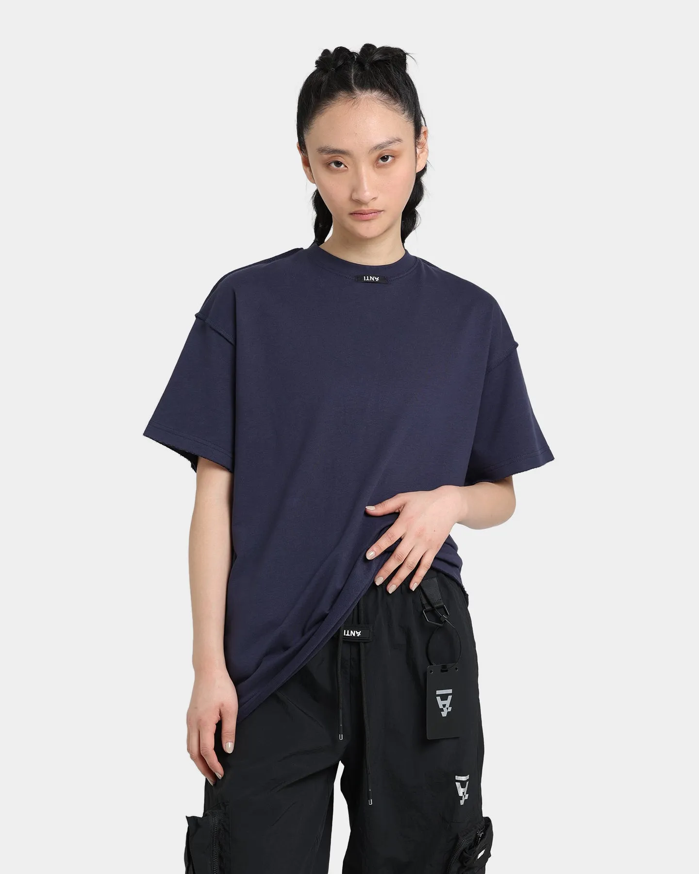 The Anti Order Anti Essential Oversized T-Shirt Navy sold by Culture Kings