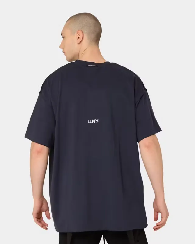 The Anti Order Anti Essential Oversized T-Shirt Navy sold by Culture Kings