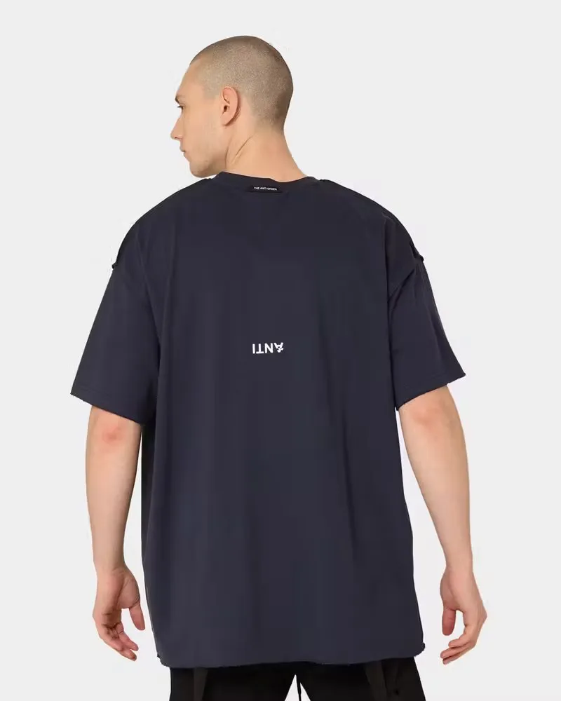 The Anti Order Anti Essential Oversized T-Shirt Navy sold by Culture Kings