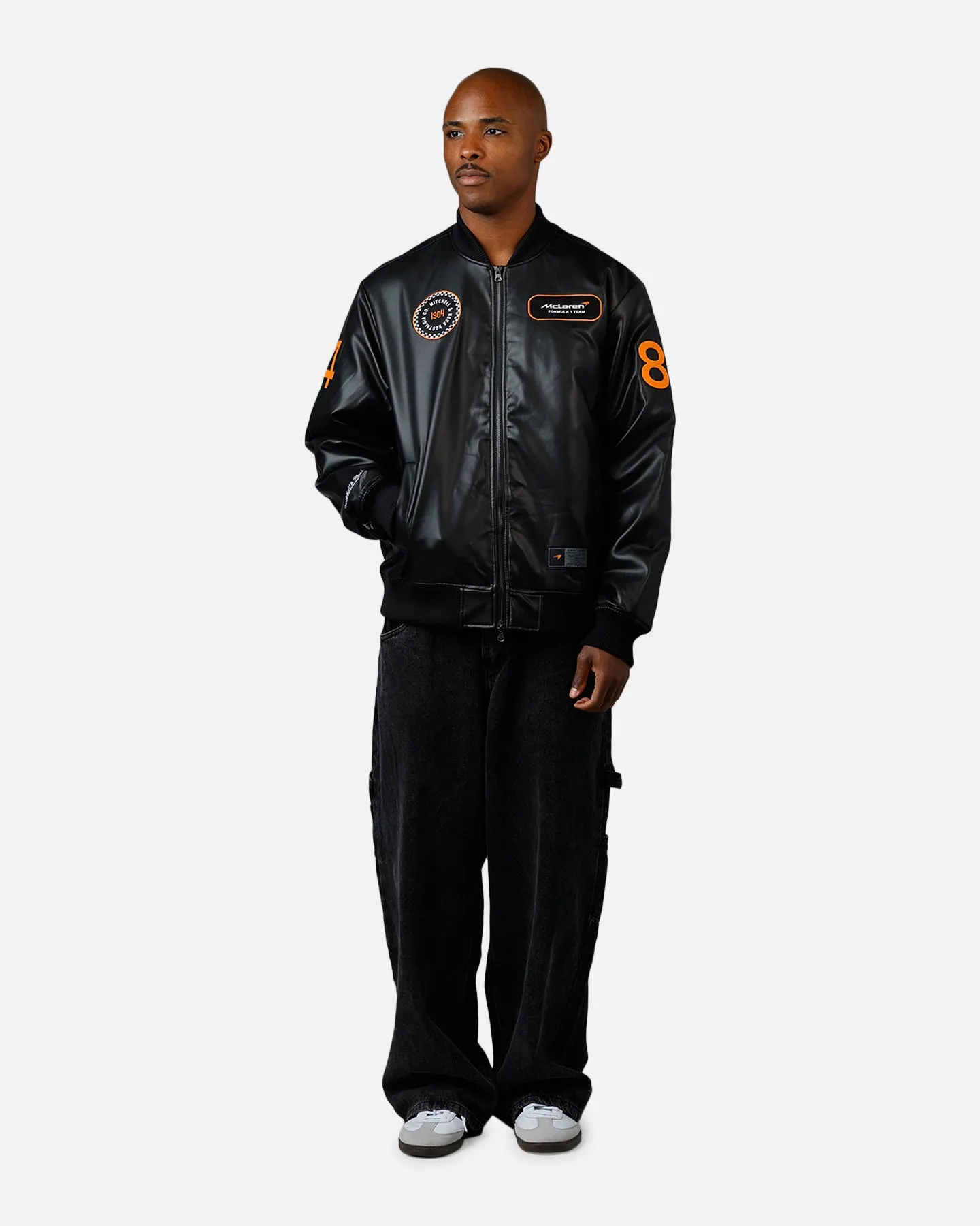 Mitchell & Ness X McLaren X Culture Kings Bomber Jacket Black sold by Culture Kings product image thumbnail 3
