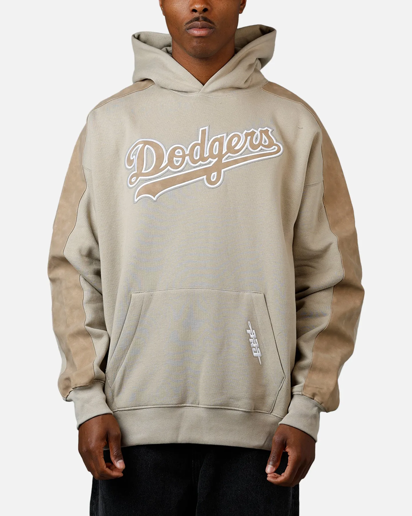 Pro Standard Los Angeles Dodgers Panel Hoodie Tan sold by Culture Kings