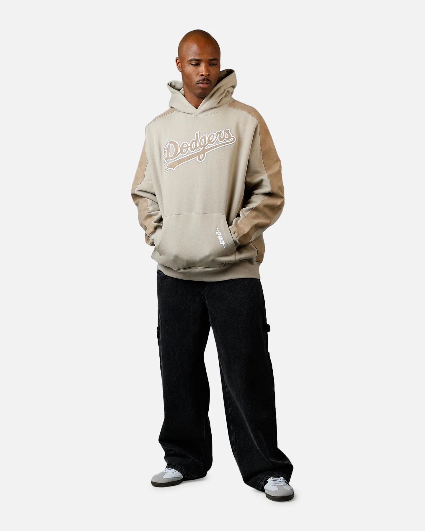 Pro Standard Los Angeles Dodgers Panel Hoodie Tan sold by Culture Kings product image thumbnail 3