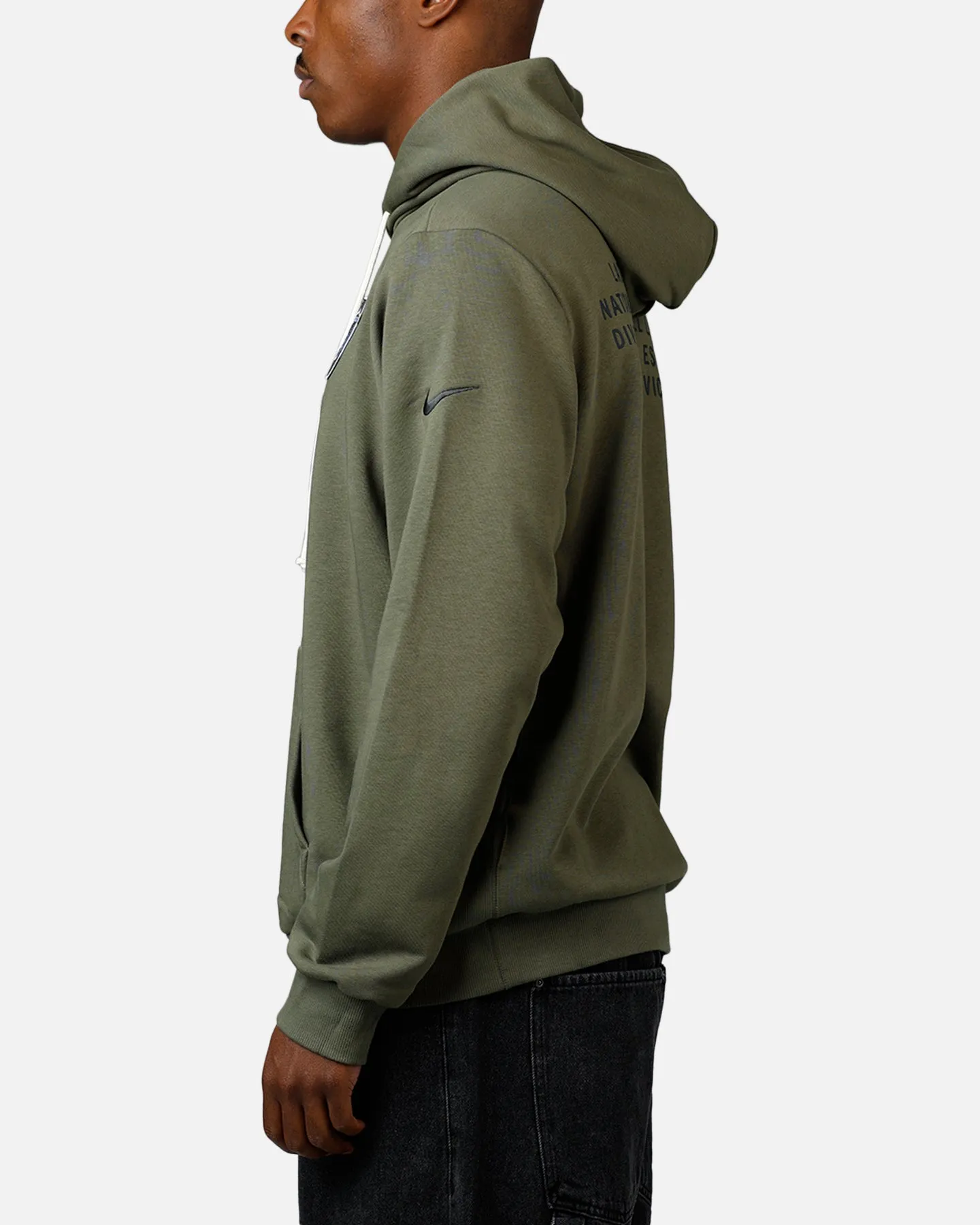 Nike Las Vegas Raiders Salute To Service Hoodie Olive sold by Culture Kings product image thumbnail 5