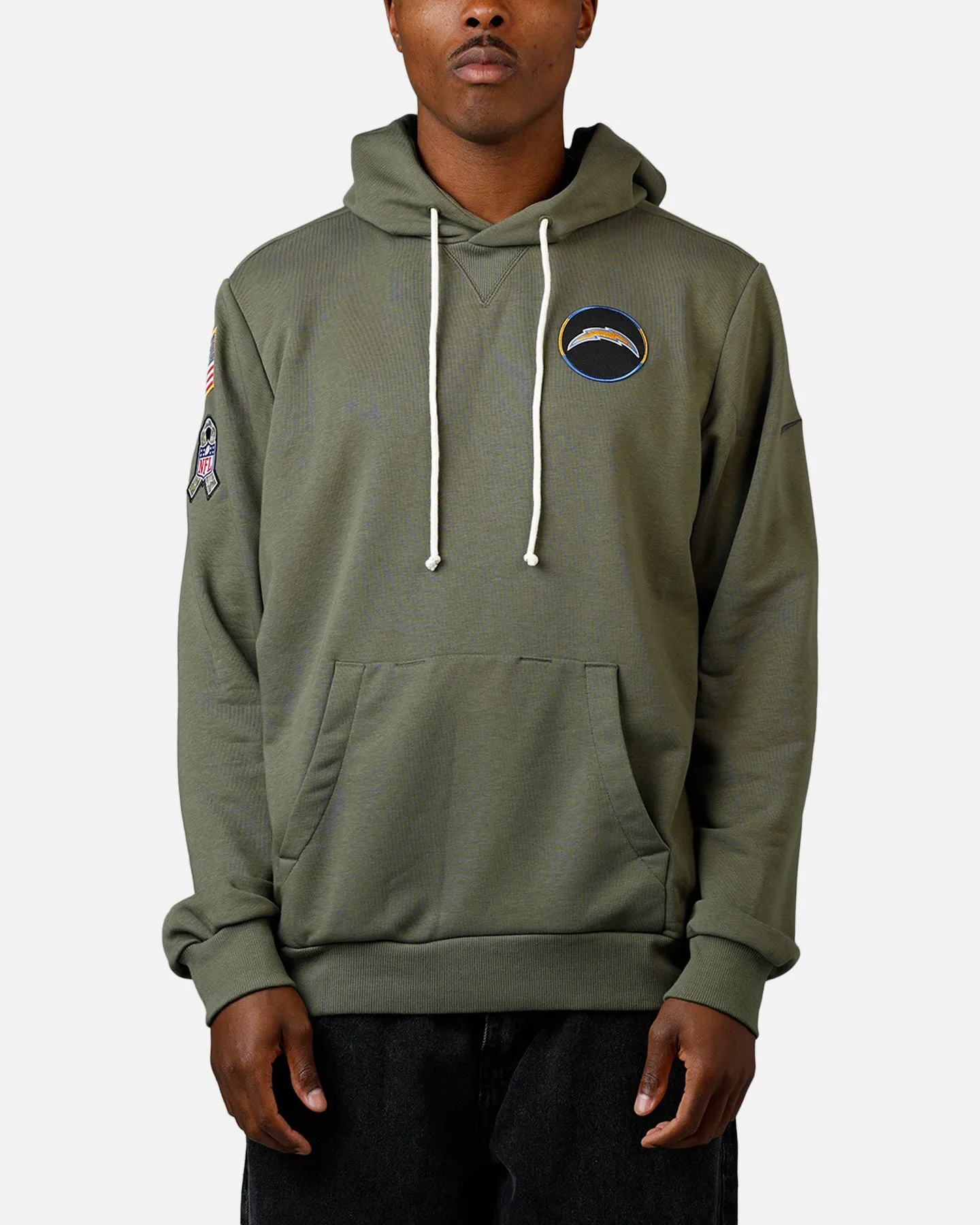 Nike Los Angeles Chargers Salute To Service Hoodie Olive sold by Culture Kings