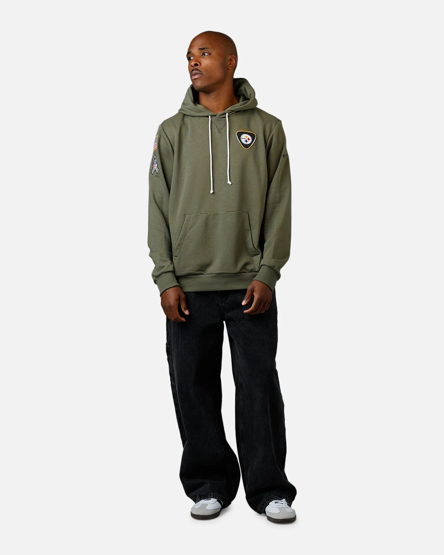 Nike Pittsburgh Steelers Salute To Service Hoodie Olive sold by Culture Kings product image thumbnail 3