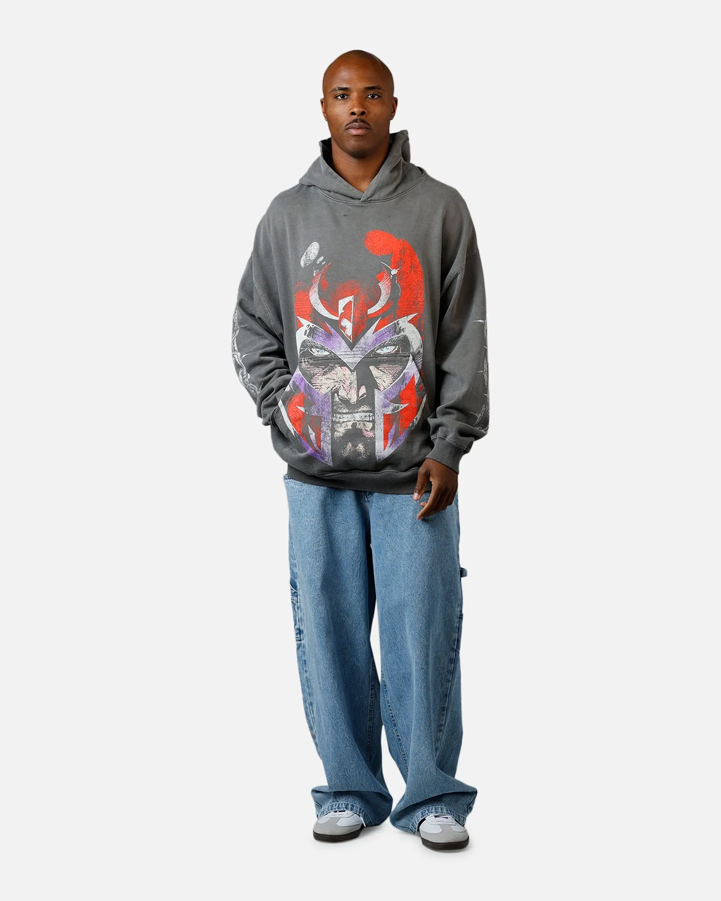 73Studio Marvel X-Men Magneto Premium Hoodie Black Wash sold by Culture Kings product image thumbnail 3