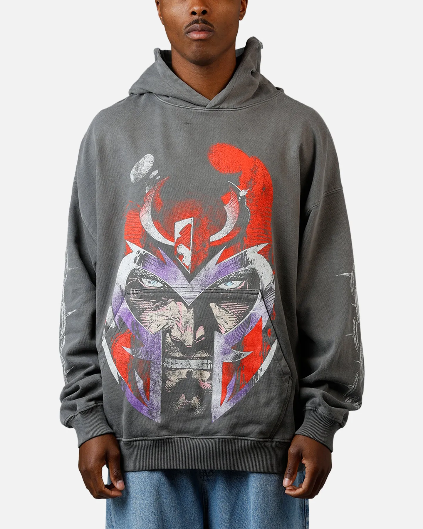 73Studio Marvel X-Men Magneto Premium Hoodie Black Wash sold by Culture Kings product image thumbnail 2
