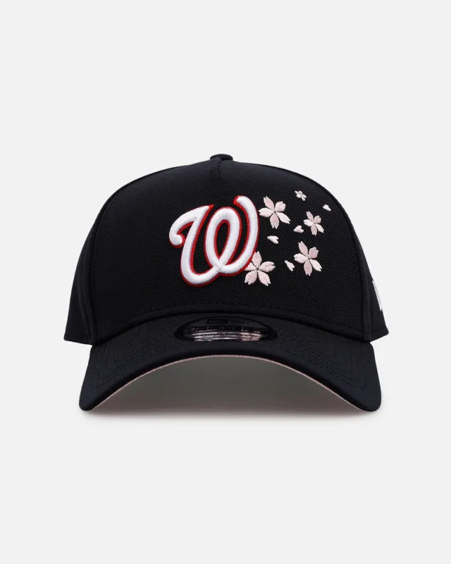 New Era Washington Nationals 'Cherry Blossoms' 9FORTY A-Frame Snapback Official Team Color sold by Culture Kings