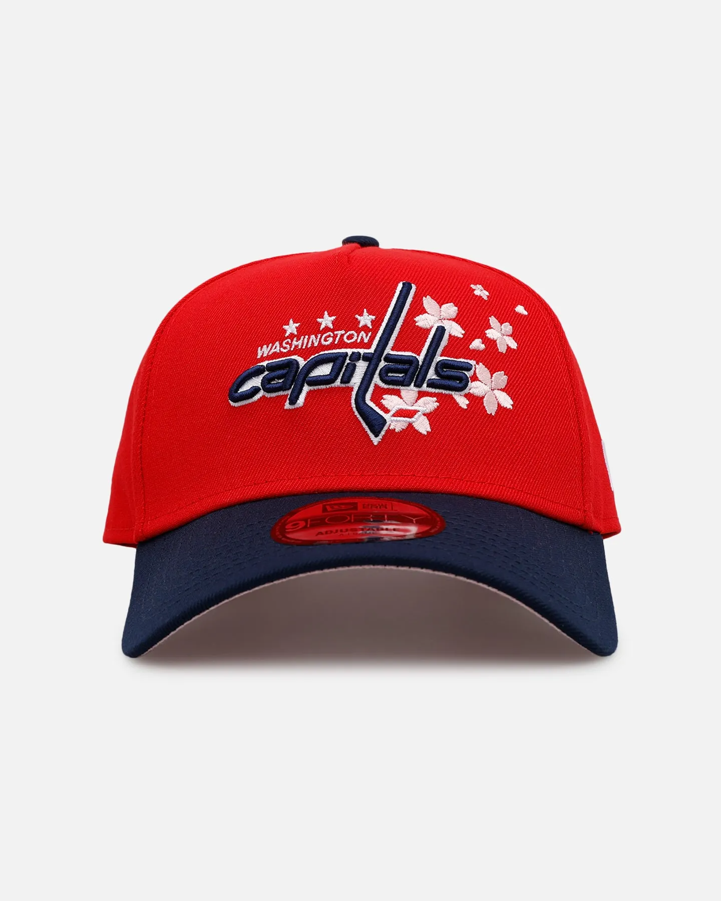 New Era Washington Capitals 'Cherry Blossoms' 9FORTY A-Frame Snapback Official Team Color sold by Culture Kings