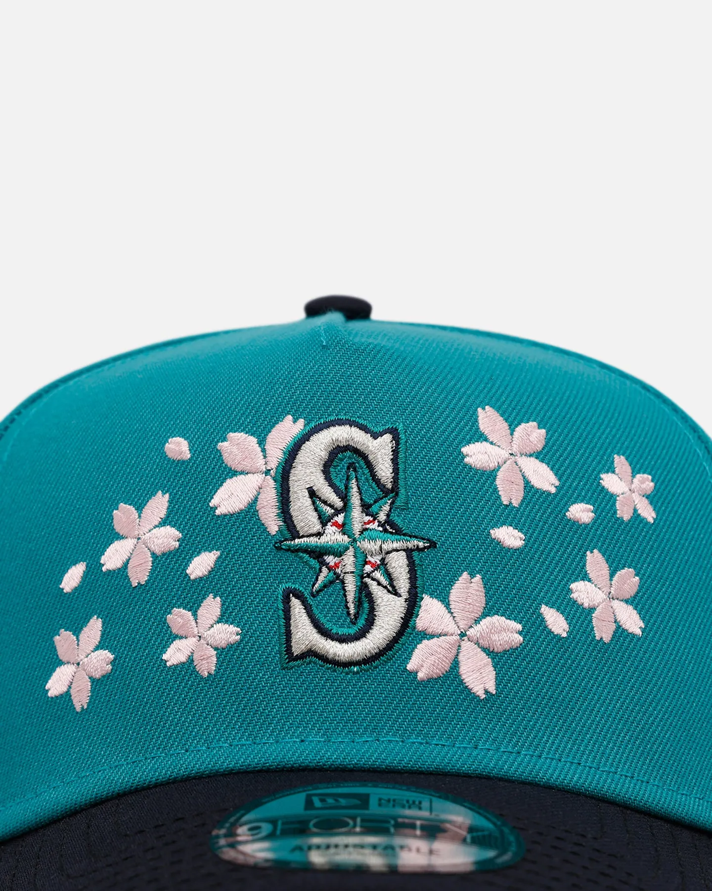 New Era Seattle Mariners 'Cherry Blossoms' 9FORTY A-Frame Snapback Official Team Color sold by Culture Kings product image thumbnail 5
