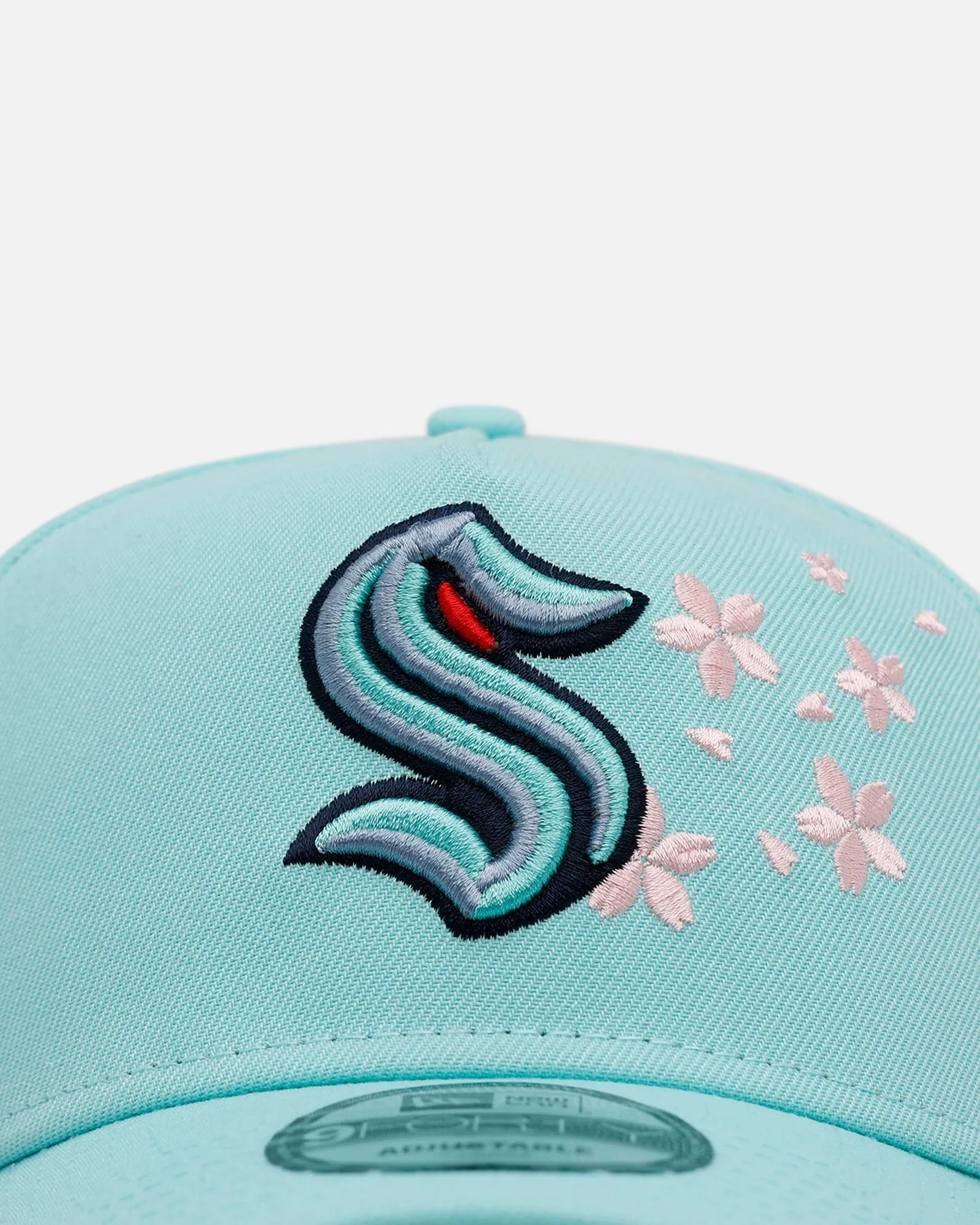 New Era Seattle Kraken 'Cherry Blossoms' 9FORTY A-Frame Snapback Official Team Color sold by Culture Kings product image thumbnail 5