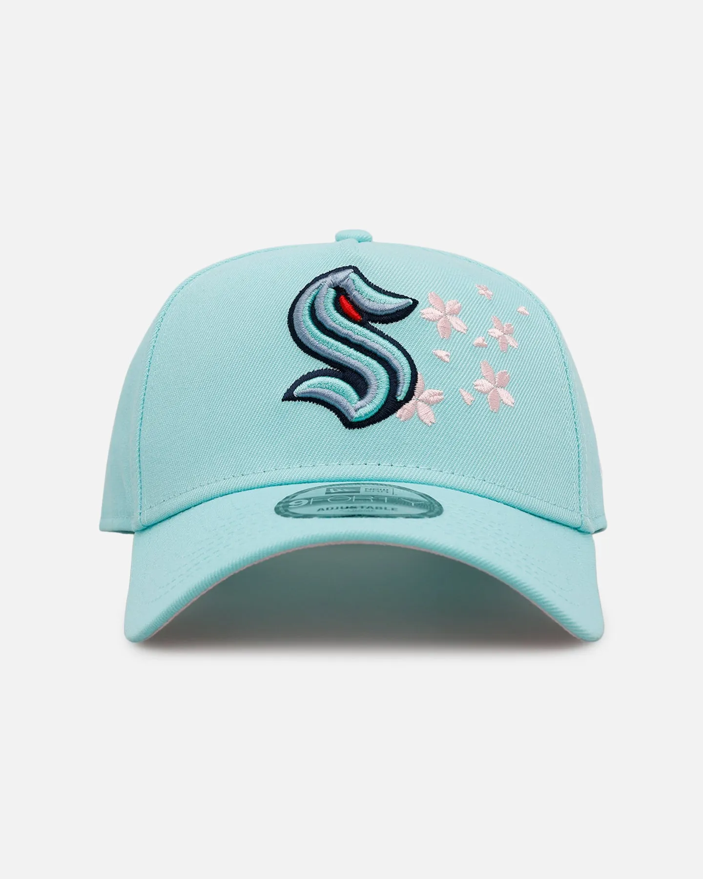 New Era Seattle Kraken 'Cherry Blossoms' 9FORTY A-Frame Snapback Official Team Color sold by Culture Kings