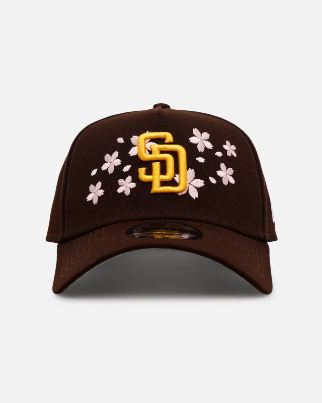 New Era San Diego Padres 'Cherry Blossoms' 9FORTY A-Frame Snapback Official Team Color sold by Culture Kings