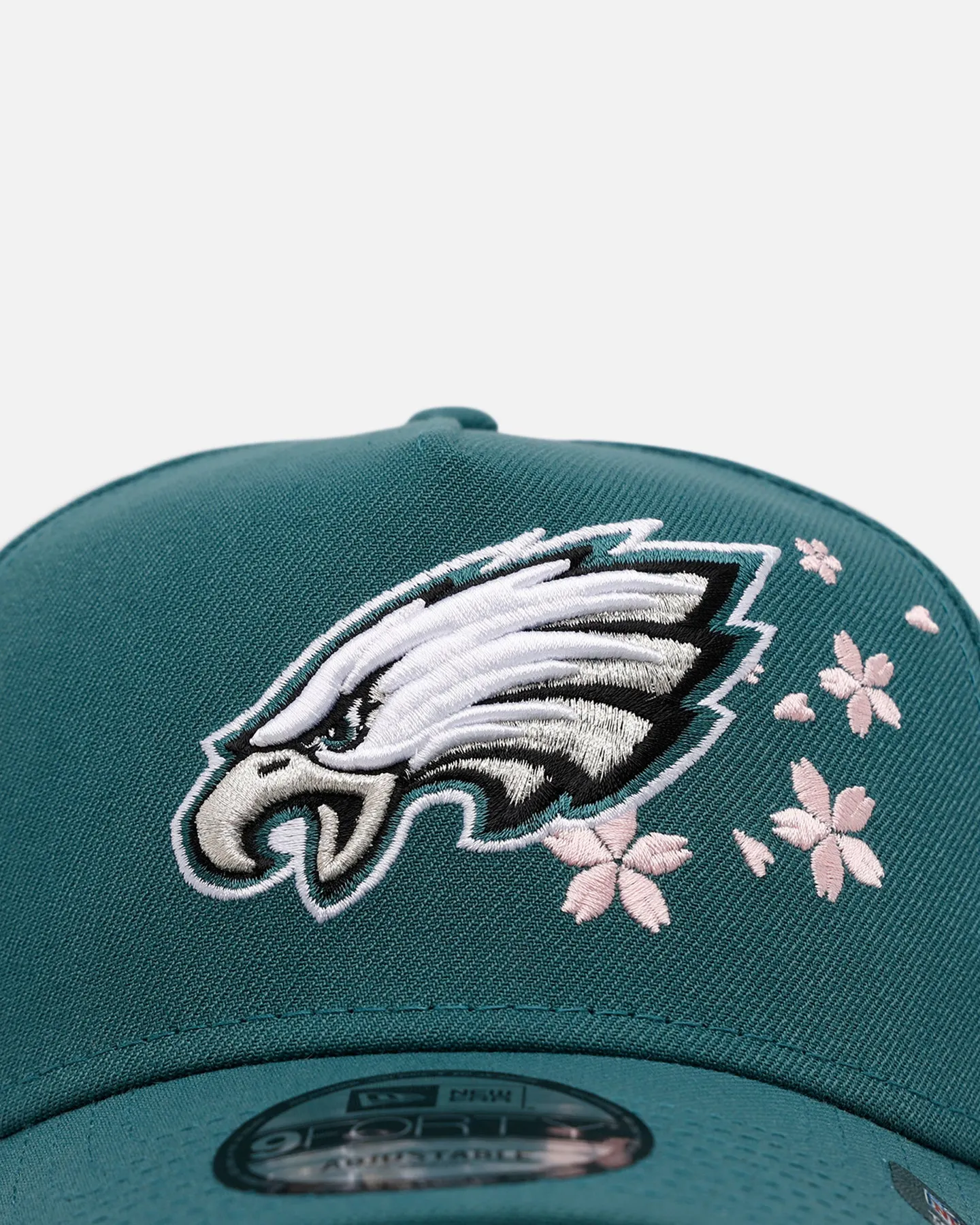 New Era Philadelphia Eagles 'Cherry Blossoms' 9FORTY A-Frame Snapback Official Team Color sold by Culture Kings product image thumbnail 5