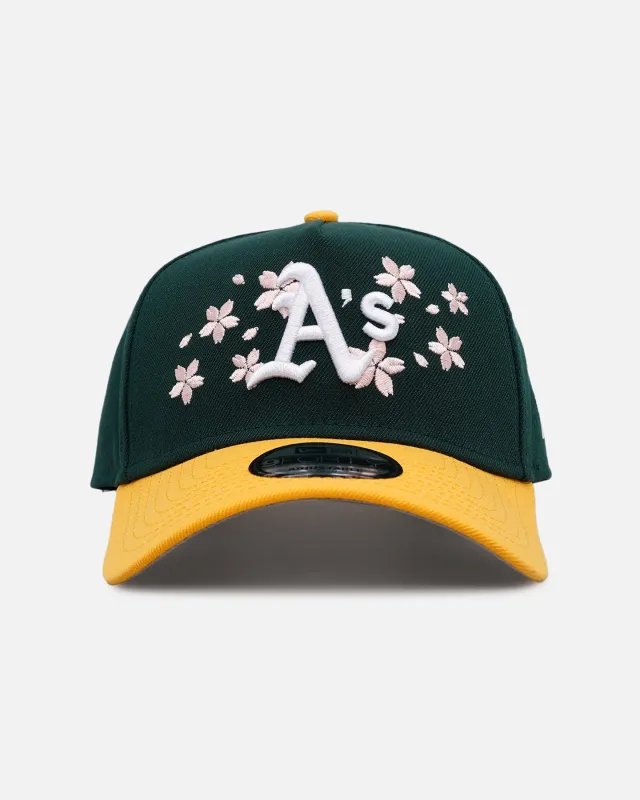 New Era Athletics 'Cherry Blossoms' 9FORTY A-Frame Snapback Official Team Color sold by Culture Kings