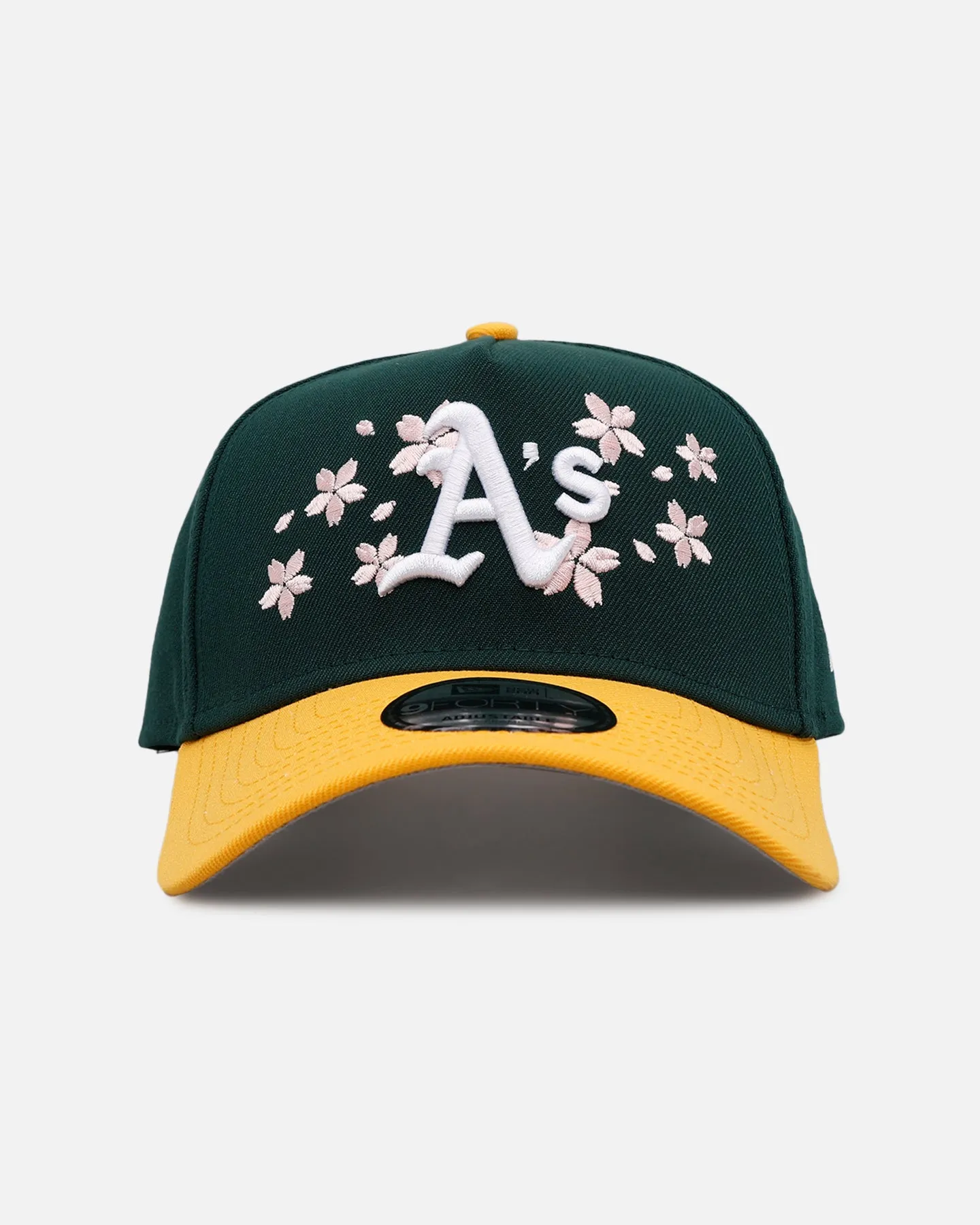 New Era Athletics 'Cherry Blossoms' 9FORTY A-Frame Snapback Official Team Color sold by Culture Kings