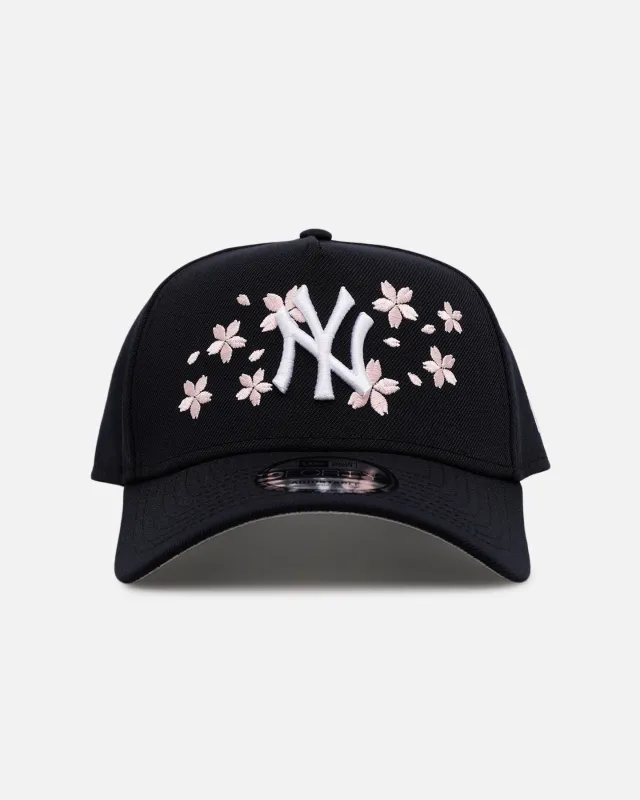 New Era New York Yankees 'Cherry Blossoms' 9FORTY A-Frame Snapback Official Team Color sold by Culture Kings