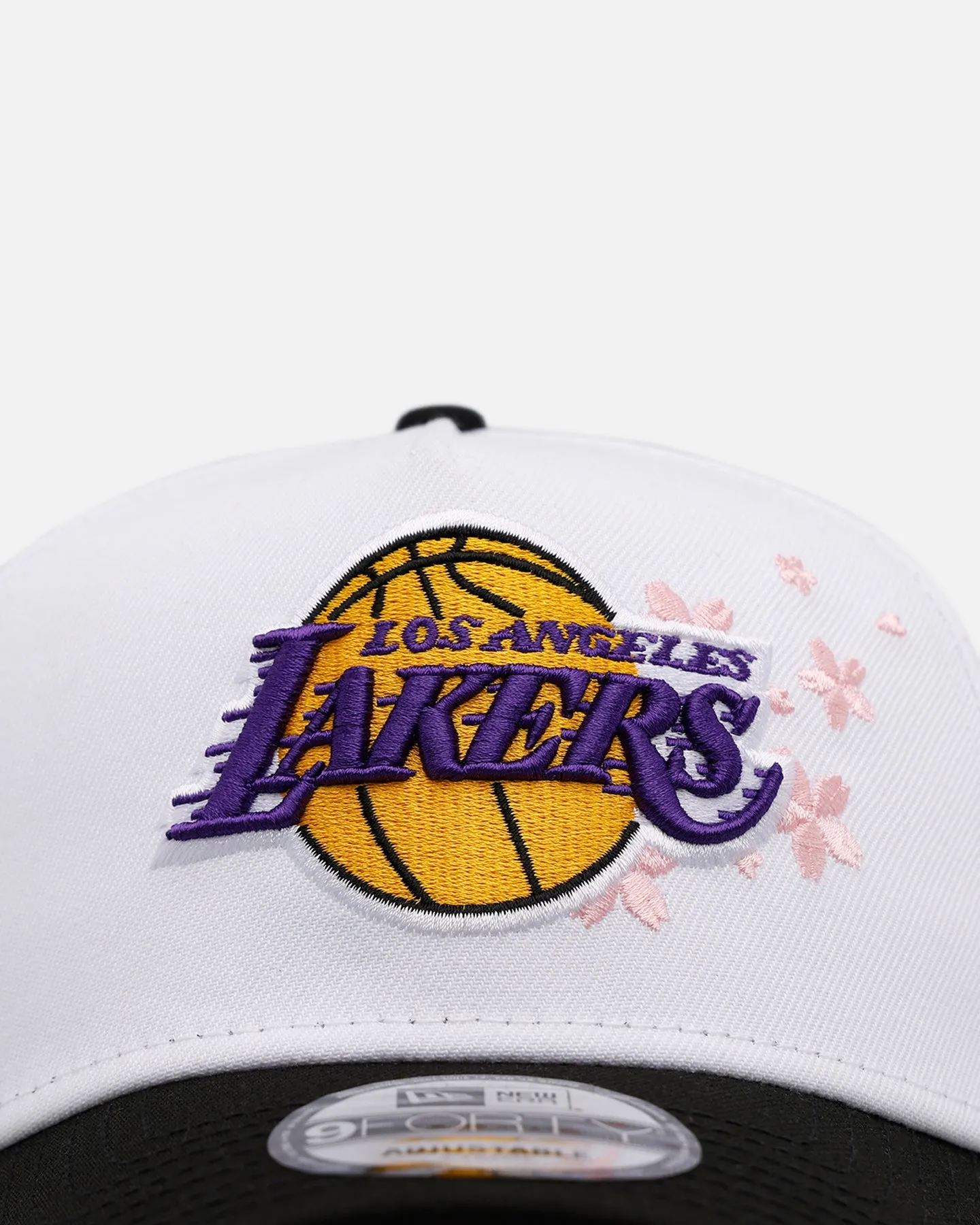 New Era Los Angeles Lakers 'Cherry Blossoms' 9FORTY A-Frame Snapback Official Team Color sold by Culture Kings product image thumbnail 5
